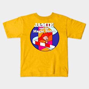 Jamie and the magic torch - Helter Skelter Kids T-Shirt